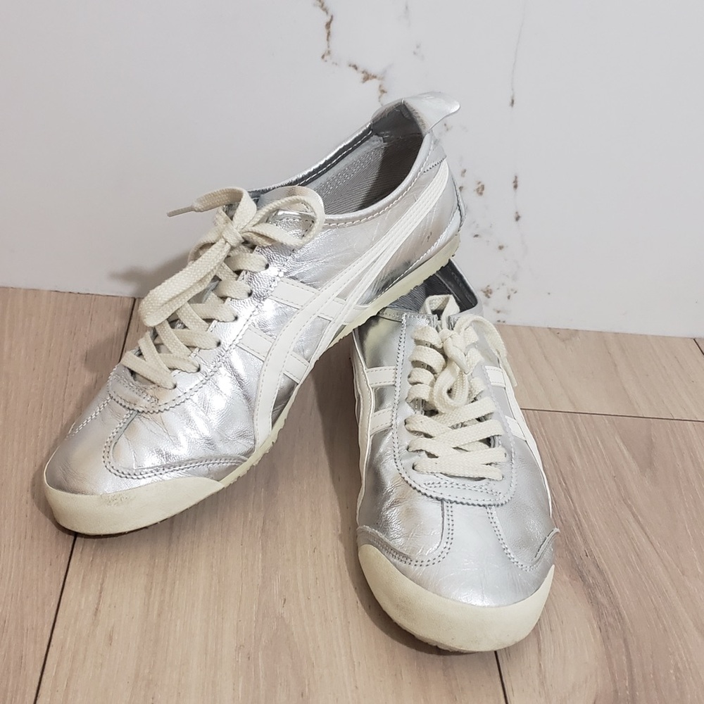 Onitsuka Tiger by Asics Silver Sneakers